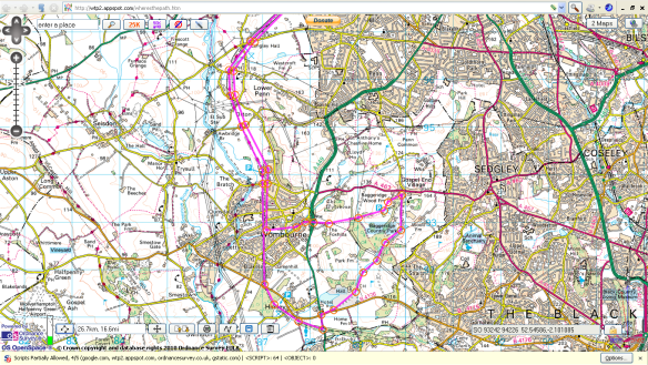 Wolverhampton Trail Run Map